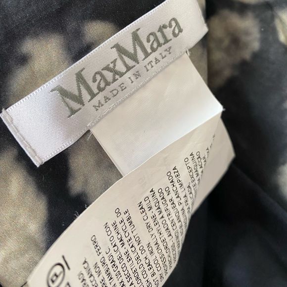 MaxMara Cargo Tie Front Midi Skirt Sz 12 - Picture 8 of 14